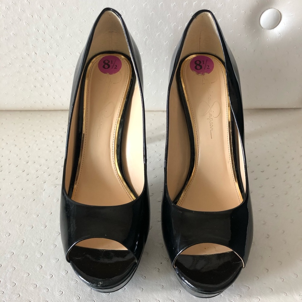 Jessica Simpson Black Heels